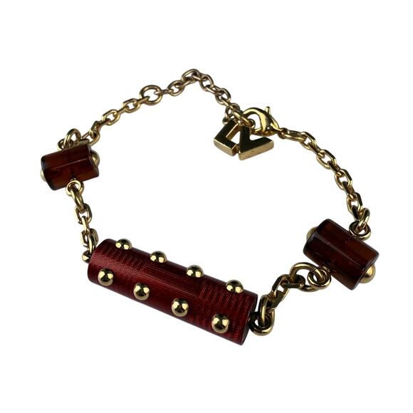 💎✨Authentic Louis Vuitton Chain Circus Bracelet Size 7 1/2" - Picture 1 of 4